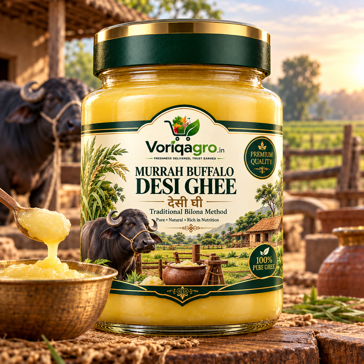 Murrah Buffalo Desi Ghee