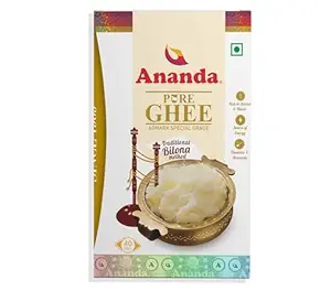 Ananda Pure Ghee Pack, 900ml (Packaging may vary )