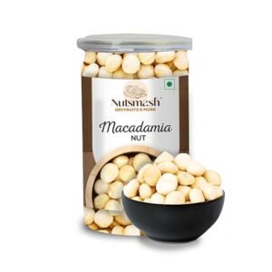 Nutsmash Tasty & Healthy Macadamia Nuts (200g) | 100% Natural | Premium Macadamia Nuts, Rich in Antioxidants - Exotic, and Crunchy Dry Fruits, Ideal Snacks, No Additives