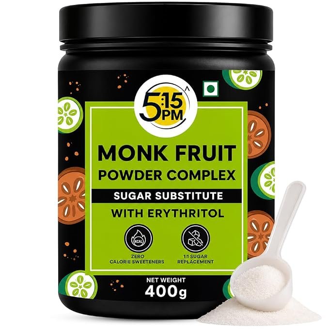 5:15PM MonkFruit Powder Complex with Erythritol 400 g | Monk Fruit Powder Complex I Monk Fruit I MonkFruit Extract For Cooking & Baking