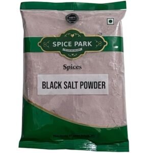 Spice Park Black Rock Salt Powder (Kala Namak) – 250g | Natural & Pure Himalayan Salt | For Cooking, Chaat, Salads & Detox | No Additives | Vegan-Friendly | Rich in Minerals