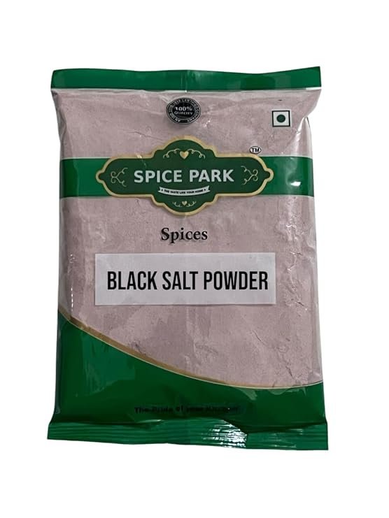 Spice Park Black Rock Salt Powder (Kala Namak) – 250g | Natural & Pure Himalayan Salt | For Cooking, Chaat, Salads & Detox | No Additives | Vegan-Friendly | Rich in Minerals