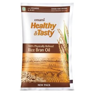 Emami Healthy & Tasty Physically Refined Rice Bran Oil Pouch, 730 g
