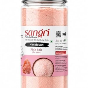 Sangri Himalayan Pink Salt 600g | Sendha Namak | Lahori Namak | 100% Pure Natural | Cold Pressed | 84 Minerals | No Additives | Vrat Upwas Salt | Sindhav Namak