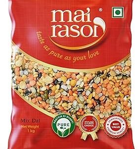 MAI RASOI Mix Dal Unpolished / 7 Pulses/Dal mix 1Kg Pouch