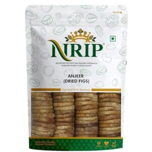 NRIP Premium Dried Afghani Anjeer 200g I Low in Fat | Dry Fruits in Fresh | Healthy Snacks I Rich Source of Vitamins Dietary Fiber | Dry Figs