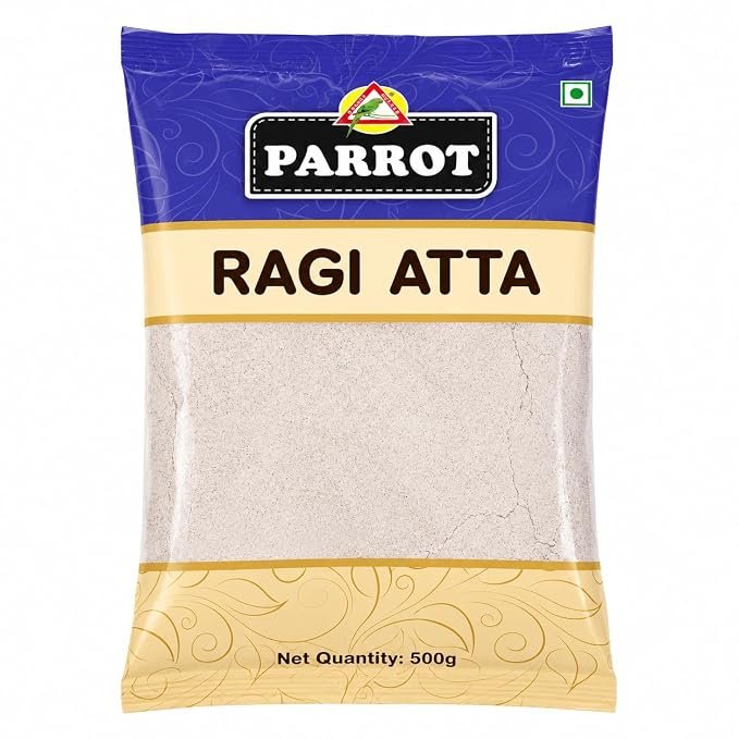 Parrot Ragi Atta, Finger Millet Flour, 500g