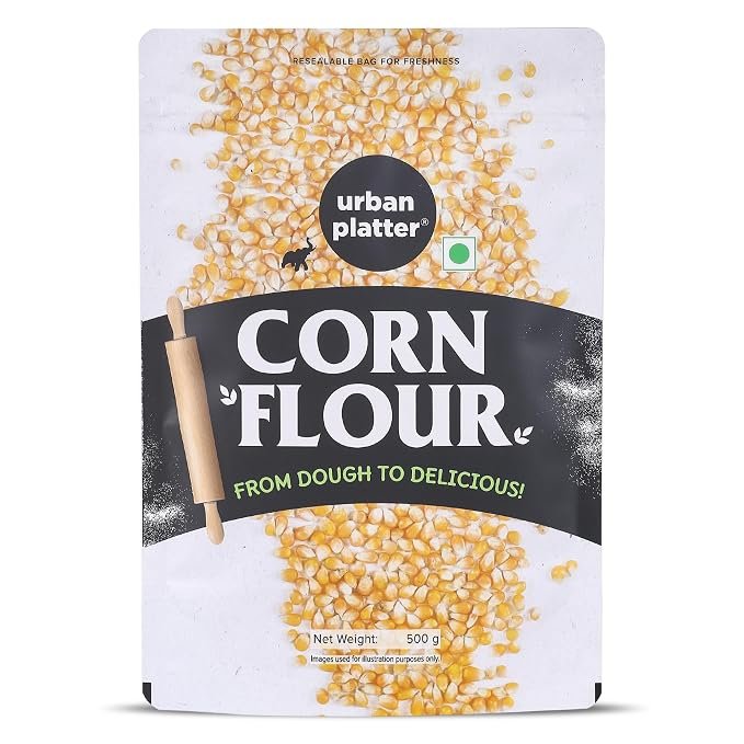 Urban Platter Golden Corn Flour, 500g (Stone-Ground Makka Atta | Naturally Gluten-Free)